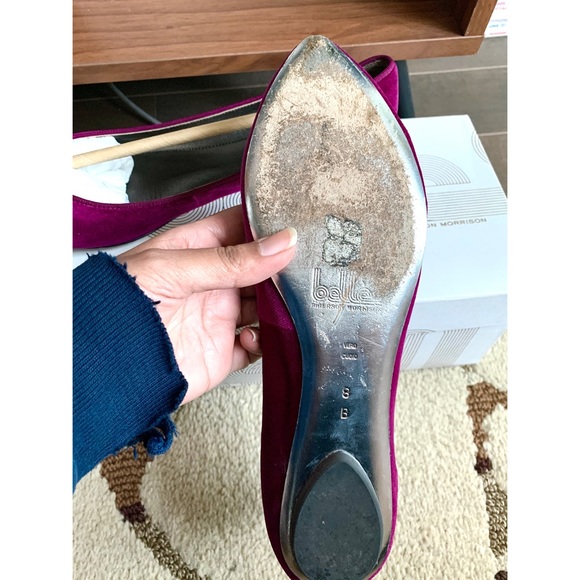 Belle Sigerson Morrison Velvet Flats - Picture 5 of 5